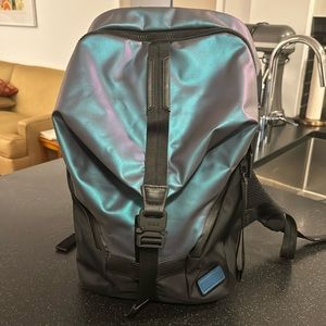 TUMI Tahoe Finch Backpack Laptop Compartment Nylon Navy Blue Black